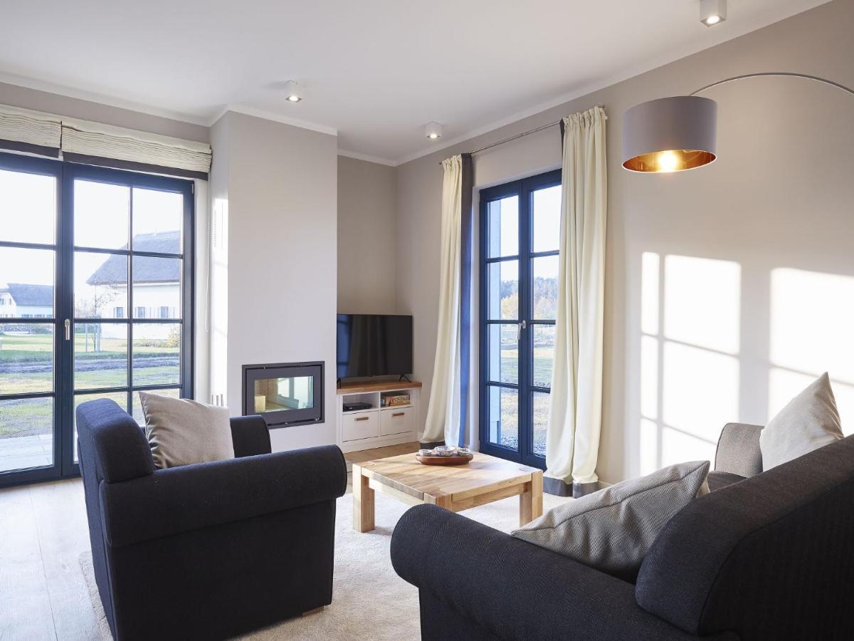 Reetland Am Meer - Premium Reetdachvilla Mit 3 Schlafzimmern, Sauna Und Kamin F07 Dranske Zewnętrze zdjęcie