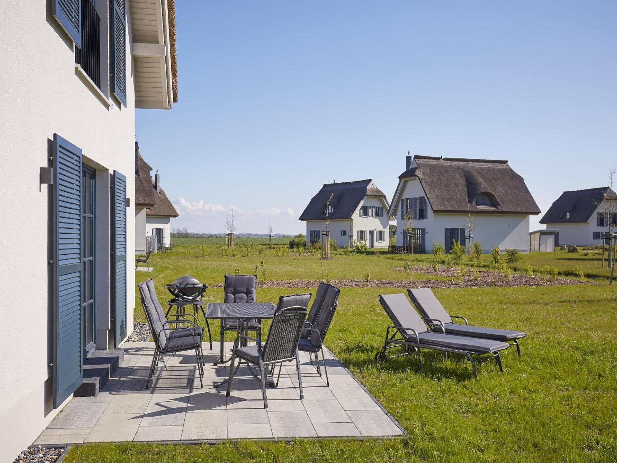 Reetland Am Meer - Premium Reetdachvilla Mit 3 Schlafzimmern, Sauna Und Kamin F07 Dranske Zewnętrze zdjęcie